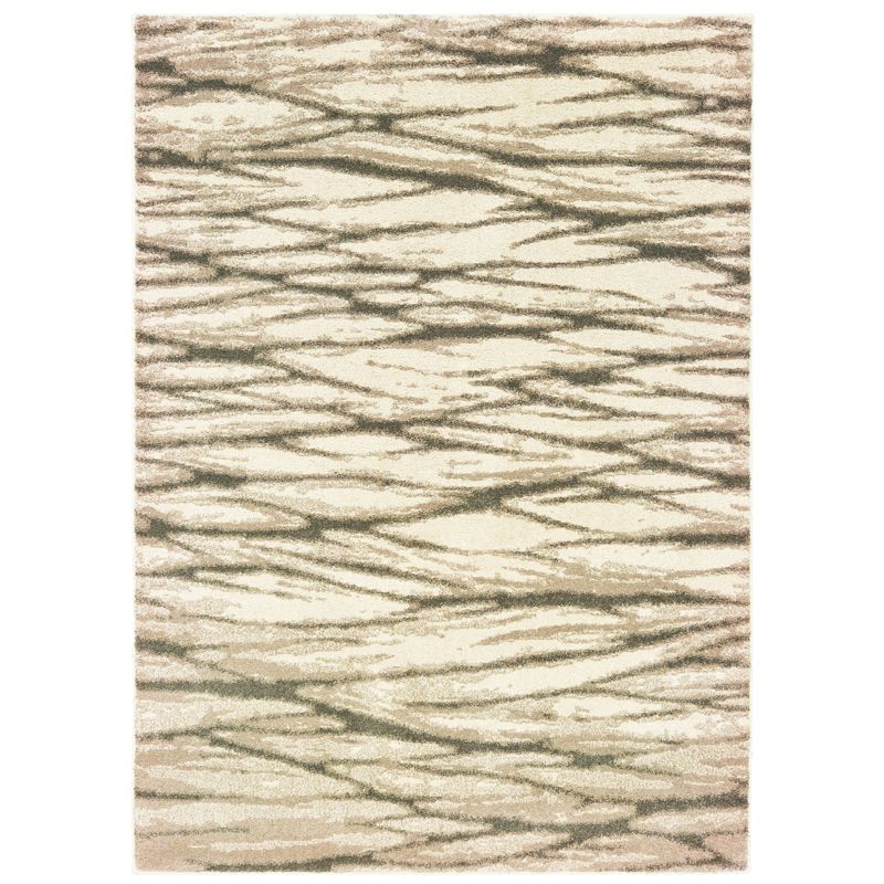 Camryn Sandstone Layers Rug Ivory/Sand - Captiv8e Designs, 1 of 9