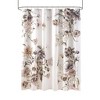 PAGED 72x72 Inch Cotton Printed Shower Curtain with 12 Button Holes,Country Style Shower Curtains for Bathroom - 2 of 4