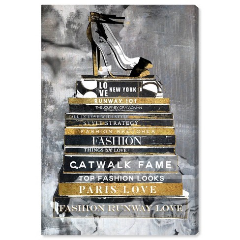 15" X 10" Fashion Thoughts Noir Classic Fashion And Glam Unframed