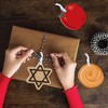 Big Dot of Happiness Sukkot - Sukkah Holiday Decorations - Tree Ornaments - Set of 12 - 3 of 4