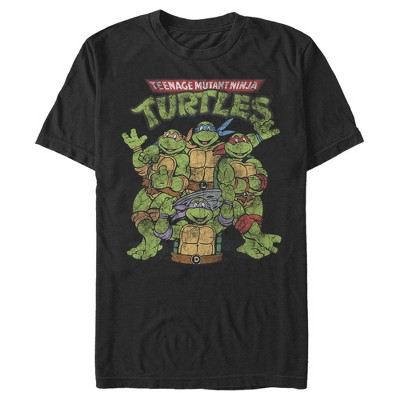 Men's Teenage Mutant Ninja Turtles Best Friend Shot T-shirt - Black ...