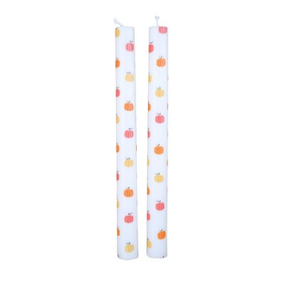 Daydream Society - Fall and Halloween Themed Pumpkin Candles - Pack of 2 Candles