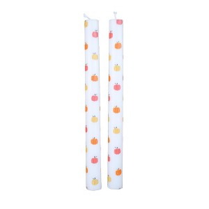 Daydream Society - Fall and Halloween Themed Pumpkin Candles - Pack of 2 Candles - 1 of 2