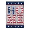 Evergreen Stacked Home Garden Burlap Flag 12.5 x 18 Inches Indoor Outdoor Decor - 2 of 3