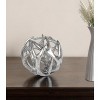 HomeRoots 7" Silver Metal Tabletop Sculpture - 2 of 4