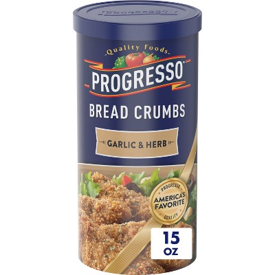 Progresso Garlic & Herb Bread Crumbs - 15oz