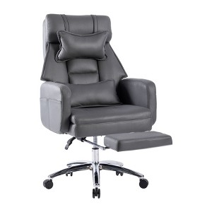 NicBex Swivel Ergonomic Office Chairs with Lumbar Support,Headrest and Footrest for Work Study - 1 of 4