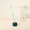 Unique Bargains Bathroom Round Mini Ceramic Toothbrush Holder 1.65"x1.18" - 4 of 4