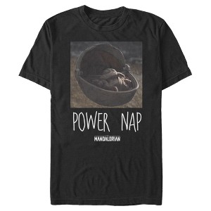 Men's Star Wars The Mandalorian The Child Power Nap T-Shirt - 1 of 4