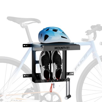 WFX Utility™ A704D8C0183B418BAF53D119E0F39EEC Wheelsup Series Bike Wall Mount With Shelf And Hooks