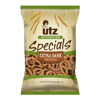 Utz Sourdough Specials Extra Dark Pretzels - 16oz