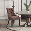 WestinTrends  Upholstered Wingback Button Tufted Dining Chair - 2 of 4