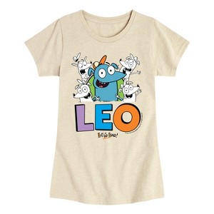 Girls' - Lets Go Luna - Leo Fitted Short Sleeve Graphic T-Shirt - 1 of 3