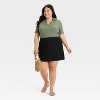 Women's Mini A-Line Skirt - Ava & Viv™ Black - 3 of 3