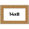 PosterPalooza | Photo Size Contemporary Gold Picture Frame - UV Acrylic, Foam Board Backing, Hanging Hardware - 2 of 4