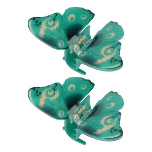 Unique Bargains Women's Butterfly Hair Clips 2 Pcs - 1 of 3