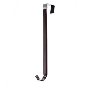 Haute Decor Adapt Premium Adjustable Length Wreath Hanger Holds 30 lbs Super Easy Adjustment Oil-Rubbed Bronze - 1 of 4