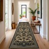 Washable Snake Print Large Living Room Rugs, Animal Print Forest Bedroom Carpet, Soft Non Slip Floor Cover for Kitchen Dining Room - 4 of 4