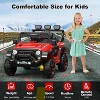 Ride on Car with 6 EVA Wheels&4WD, 12V Battery Powered Electric Car for Kids, Electric Vehicle with Remote Control, 3 Adjustable Speeds - 2 of 4