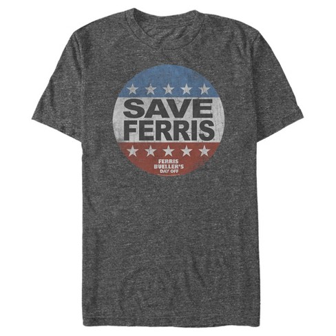 Ferris Bueller Cameron Save Ferris Photoreal Shirt - TeeUni