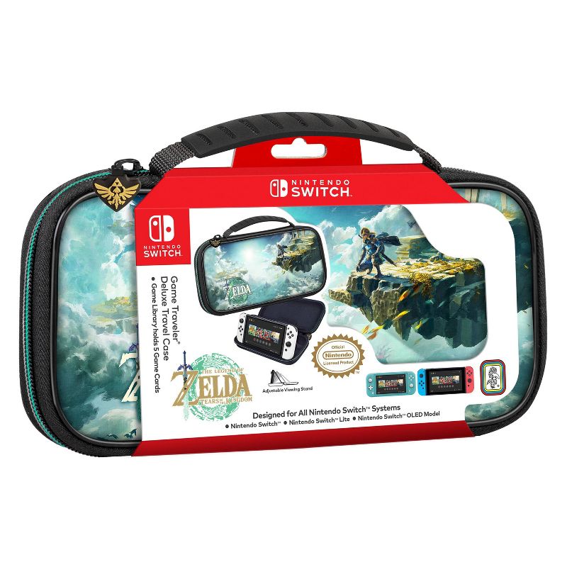 Nintendo Switch Game Traveler Deluxe Travel Case - Zelda Tears of the Kingdom, 1 of 9