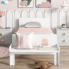 Platform Bed with Footboard Bench - ModernLuxe - 3 of 4
