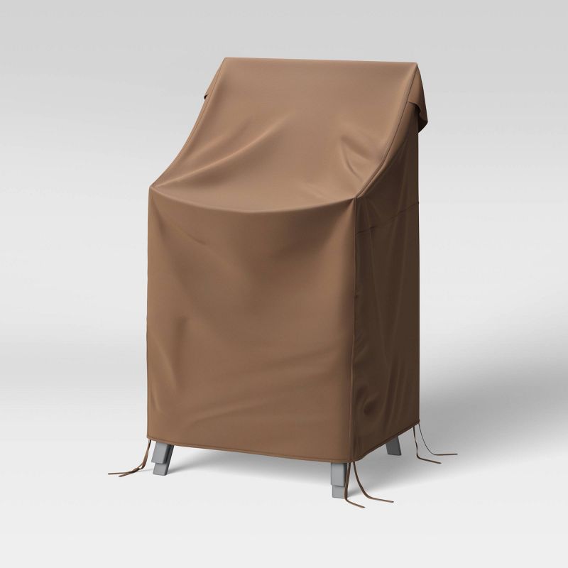 Stackable Chair Cover Brown - Threshold&#8482;, 1 of 4