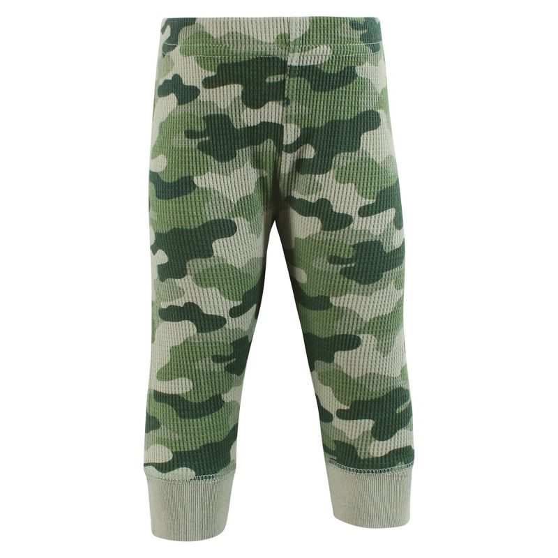 Hudson Baby Thermal Tapered Ankle Pants 4pk, Basic Camo, 3 of 7