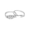 Yonte Wedding Ring Set for Women Sterling Silver Engagement Ring 6mm Cz Band Ginger Lyne Collection - 3 of 4