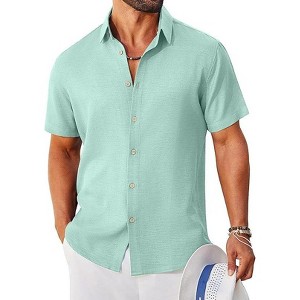sage green mens dress shirt The Classic in Linen saturated greens offer an artistic Indochino Men's Custom London Floral