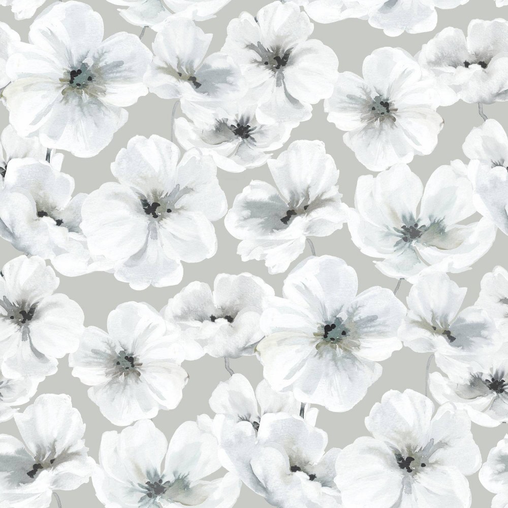 Photos - Wallpaper Roommates Tamara Dry Hawthorn Blossom Peel & Stick  