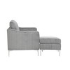 Modular Corduroy Sectional Sofa with Storage Ottoman - Convertible 3-Piece Living Room Set, Customizable Layout for Any Space - 4 of 4