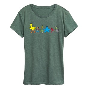 Women's - Sesame Street - SS Group Short Sleeve Graphic T-Shirt - 1 of 3