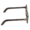 Decorative Object Metal Aluminum Eyewear-Shaped Sculpture with Textured Artisan Design - Modern Stylish Accent Decor - 3 of 4