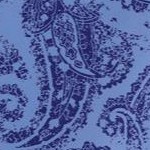 french blue paisley