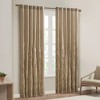 Vynxaria Branch Embroidery Curtain Panel (50" W x 84" L)Faux Silk Sheen, Lined for Privacy, Rod Pocket/Back Tab, 100% Polyester - 4 of 4