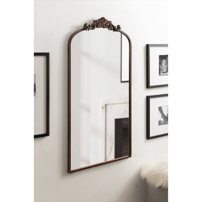 Arendahl Bronze Full Length Baroque Arch Wall Mirror