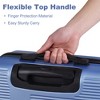 3 Piece Light Weight Luggage Sets With Tsa Lock, ABS Suitcase Set With Hooks And Spinner Wheels For Travel, Multi-Color Available - 4 of 4