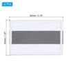 Unique Bargains Cotton Reflective Hook and Loop Fastener Patches 2" x 3" 2 Pcs White - 2 of 4