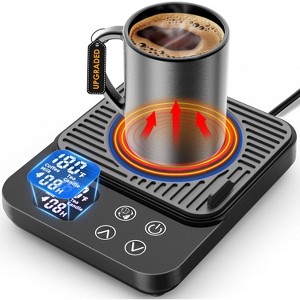 FAAYFIAN Smart Coffee Mug Warmer for Desk with 1¨C12H Auto On/Off, Fast Heating Cup Warmer for Coffee, Tea & Candles, Ideal Holiday Gift - 1 of 4