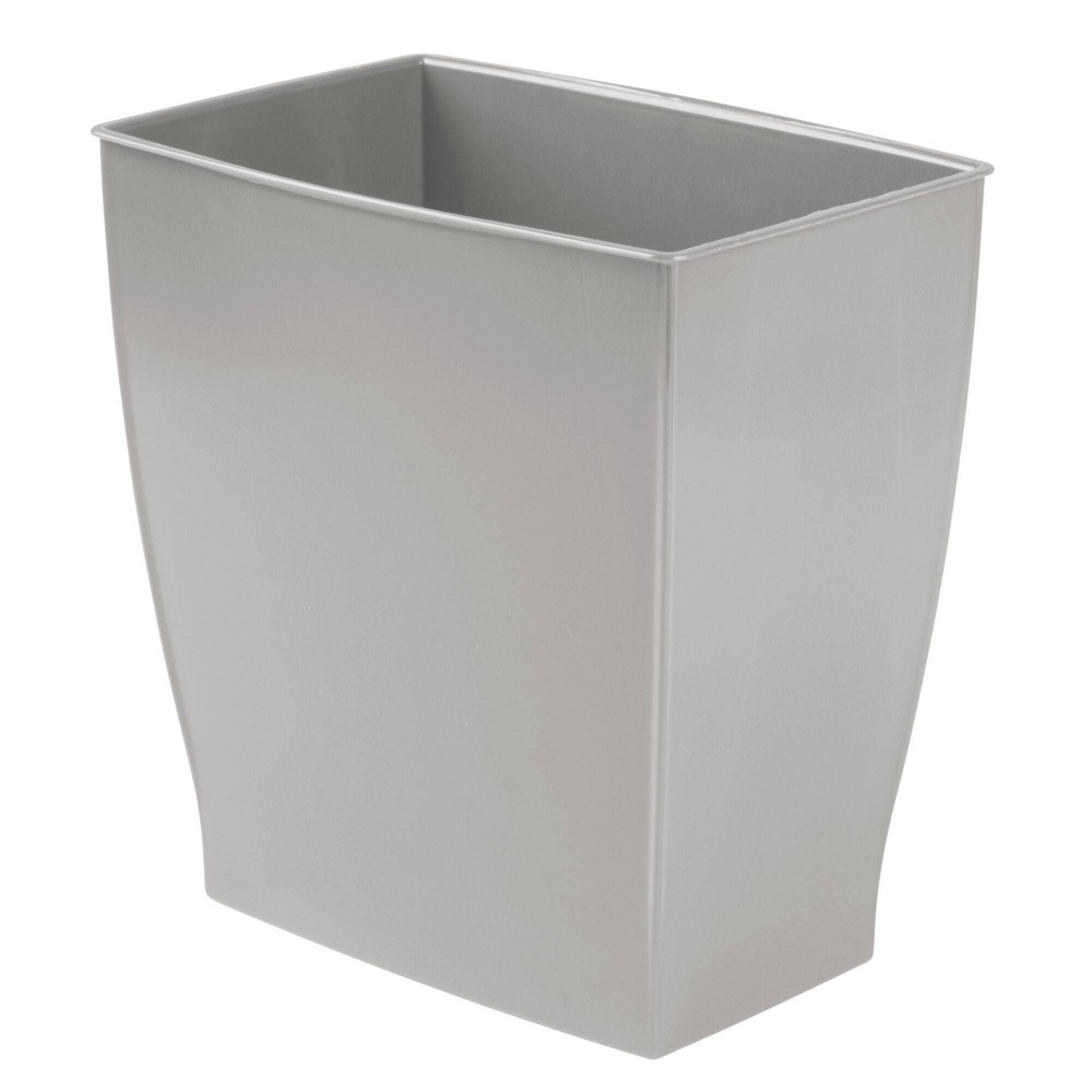 Photos - Other Decoration iDESIGN Mono Plastic Rectangular Waste Basket