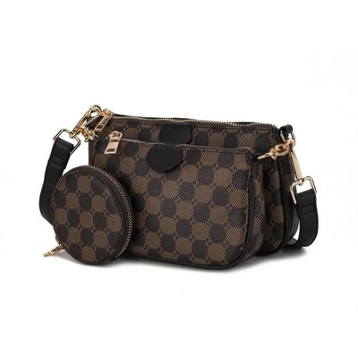 MKF Collection Evanna Women’s Vegan Leather Crossbody Shoulder Bag by Mia K