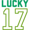 Juniors Womens Lost Gods St. Patrick's Day Lucky Number 17 T-Shirt - 2 of 4