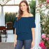 Anna-Kaci Women's Dainty Off Shoulder Blouse for Everyday Looks - 3 of 4