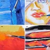 Borciani Bonazzi UNICO Bianco Synthetic Series 832 Paint Brush, Filbert 12 - Acrylic, Oil, Gel, Impasso Painting - Ergonomic Handle, Cruelty-Free, - 3 of 4