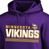 NFL Minnesota Vikings Play Action Big & Tall Fleece Hoodie Sweatshirt - 3 of 3