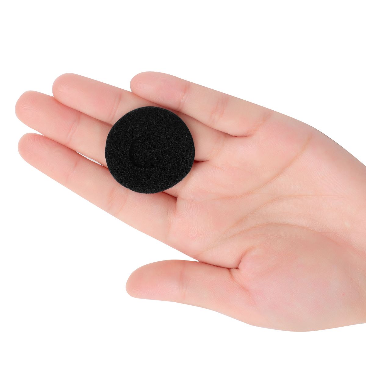 Unique Bargains uxcell Headphone Earpad 3.5cm, Black 10 Pcs - thumbnail 8