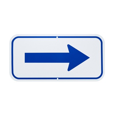Unique Bargains Aluminum Reflective Outdoor Garden Arrow Sign 1 Pc
