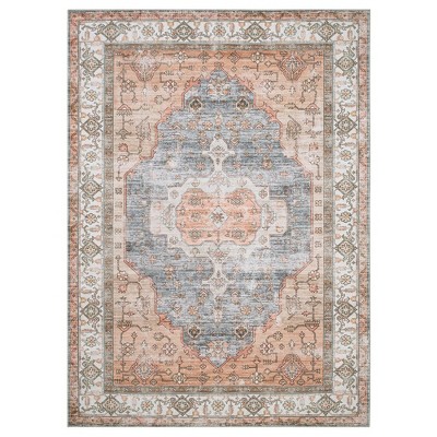 WhizMax Traditional Vintage Boho Floral Area Rug