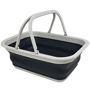 SAMMART 9.2L (2.37Gallon) Collapsible Tub with Handles - 1 of 4